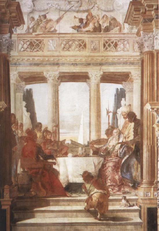 Giovanni Battista Tiepolo The Banquet of Cleopatra oil painting picture